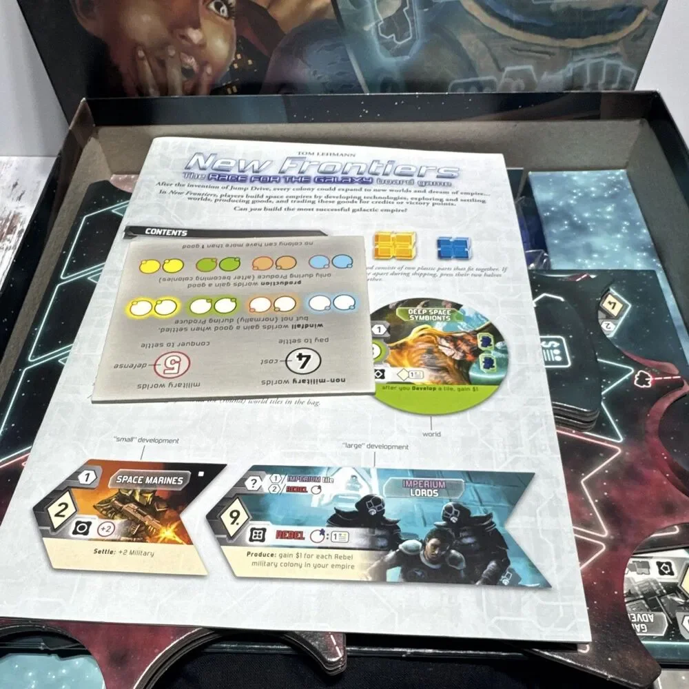 Rio Grande Games New Frontiers Space Board Game 2-5P Ages 14+ 2018